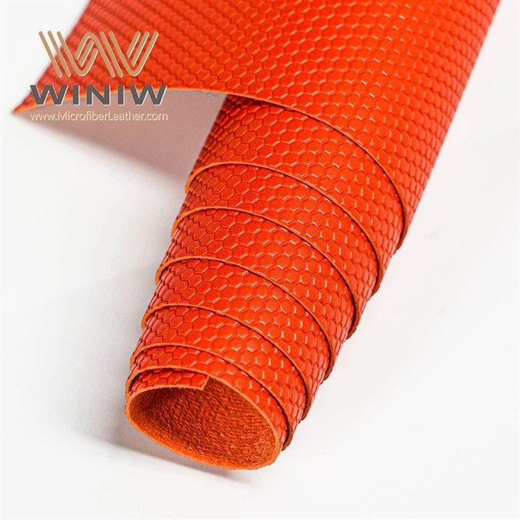 Eco-friendly Microfiber Vegan Leather Material Clothes Fabric